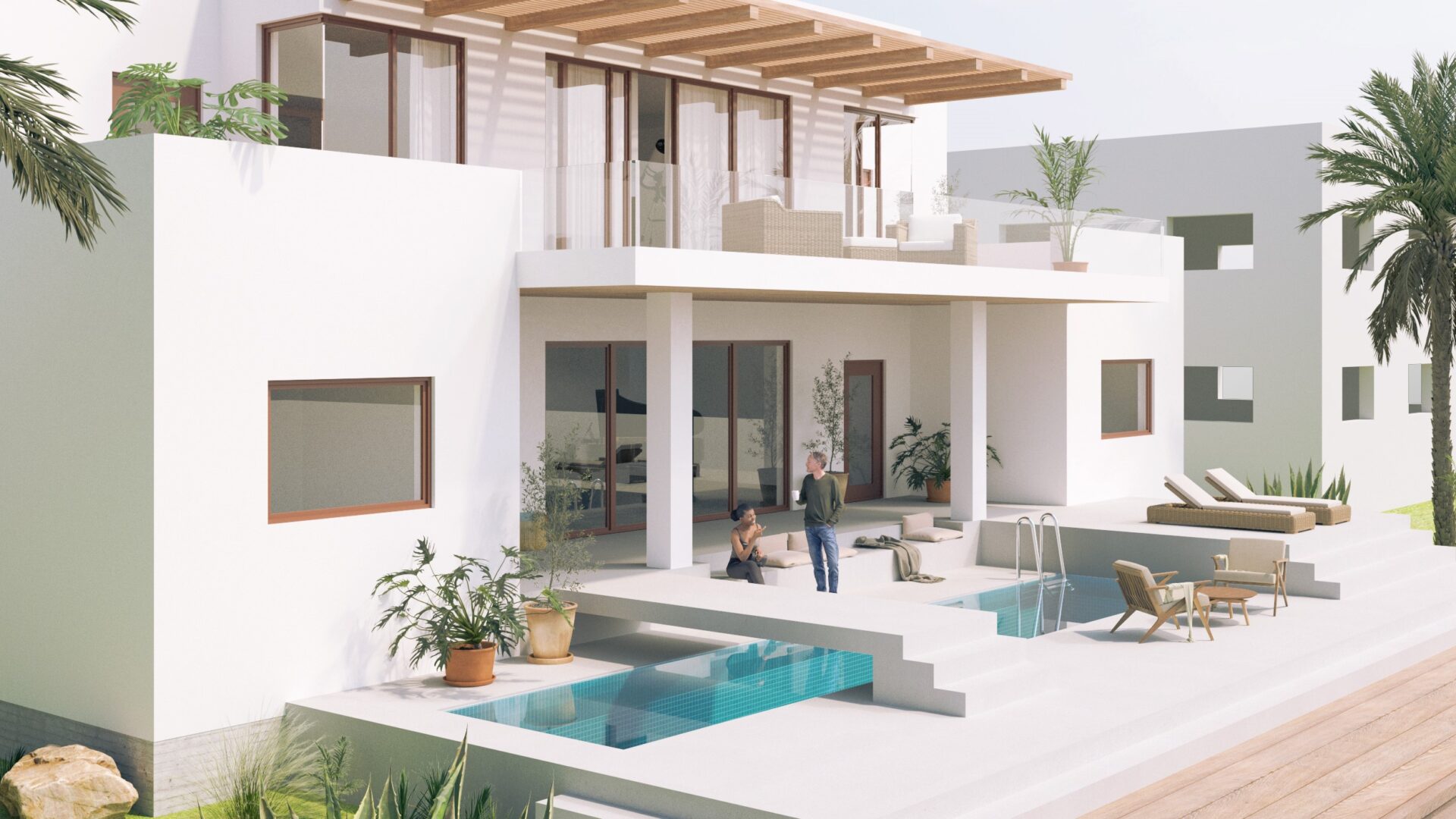 Key Allegro Coast House, Texas — ritning