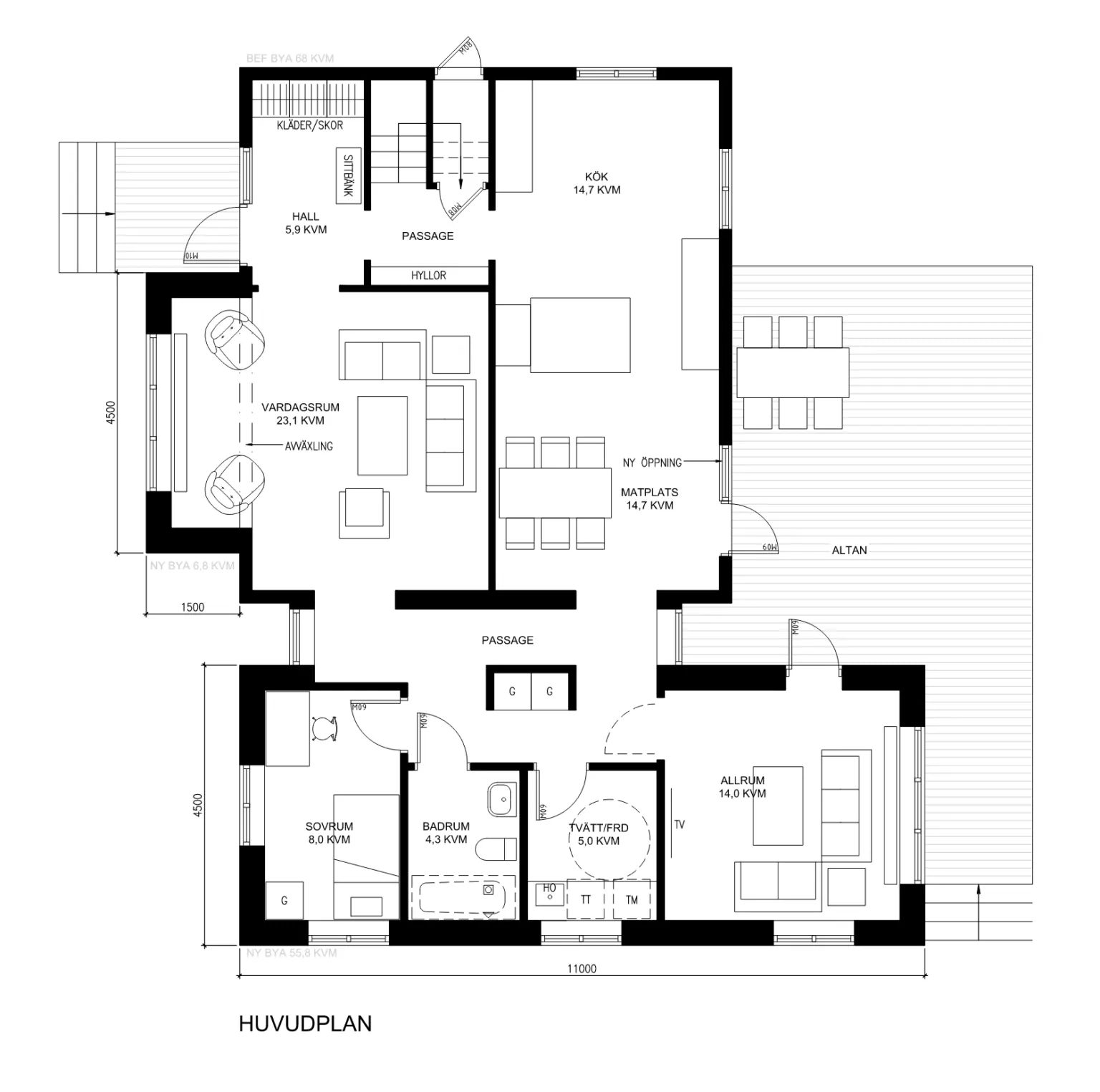 Vagnhärad — ritning